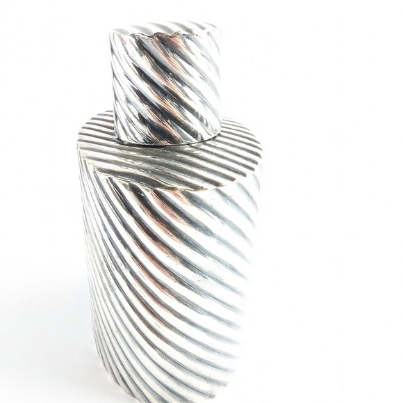 Antique Henry Wilkinson Co Silver Plate Flask Perfume Bottle - Picture 4 of 7